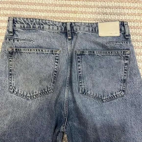 Rag & Bone High Rise Barrel Jeans in Harmony - Picture 6 of 7